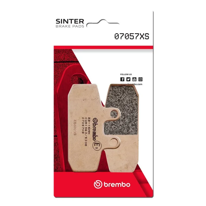 Pastillas de freno moto Brembo sinterizadas 07057XS