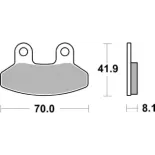 Pastillas de freno moto Brembo genuinas 07062