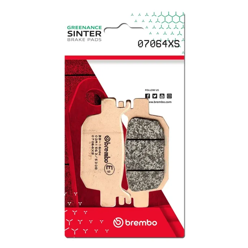 Pastillas de freno moto Brembo sinterizadas 07064XS