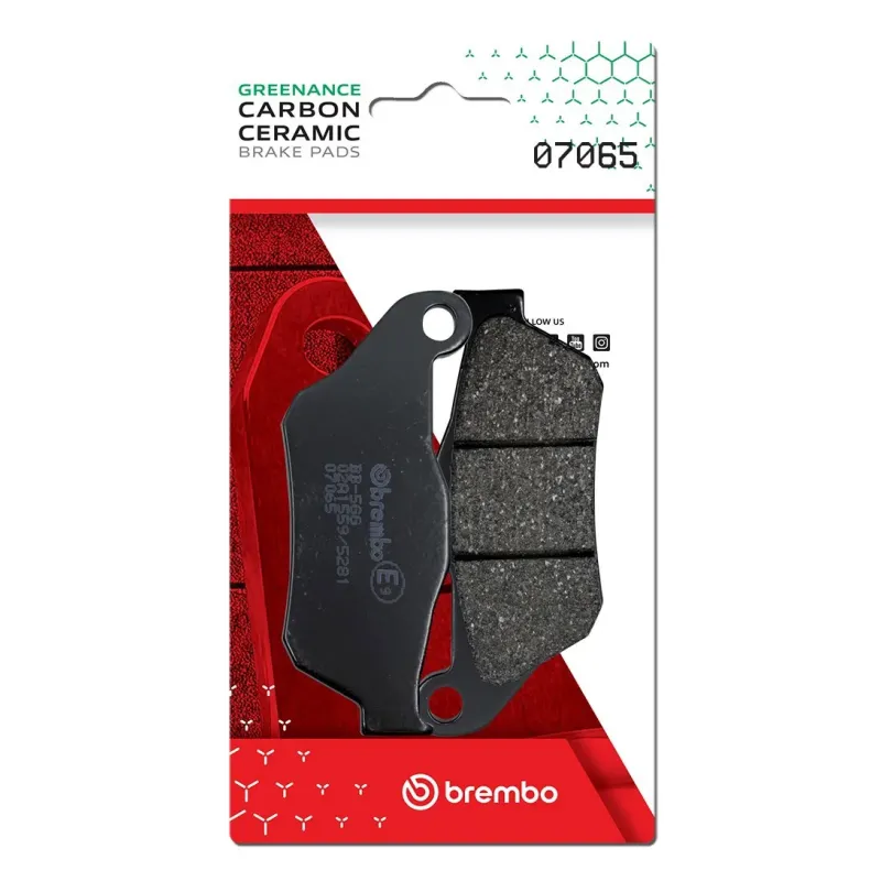 Pastillas de freno moto Brembo genuinas 07065