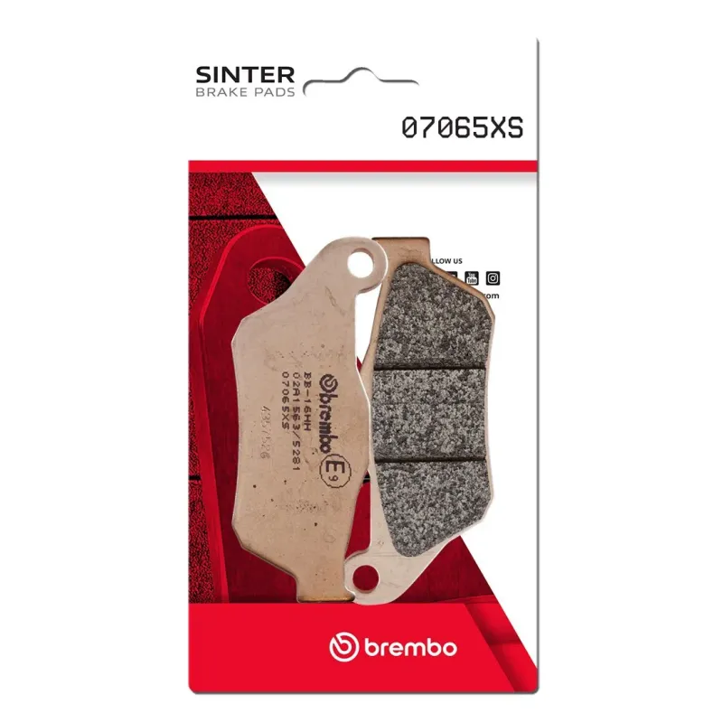 Pastillas de freno moto Brembo sinterizadas 07065XS