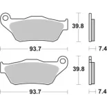 Pastillas de freno moto Brembo sinterizadas 07065XS