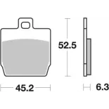 Pastillas de freno moto Brembo genuinas 07066
