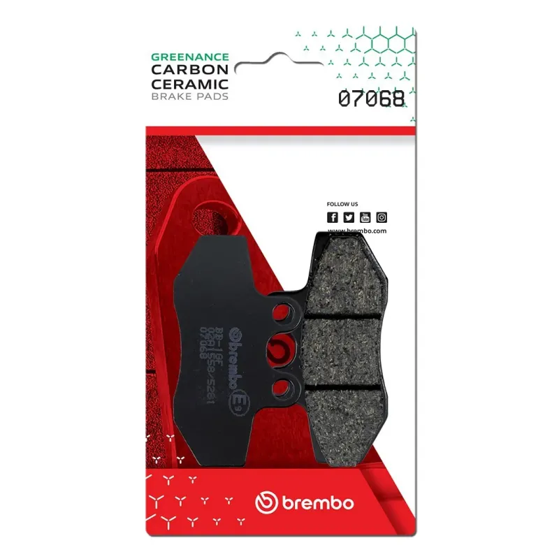 Pastillas de freno moto Brembo genuinas 07068