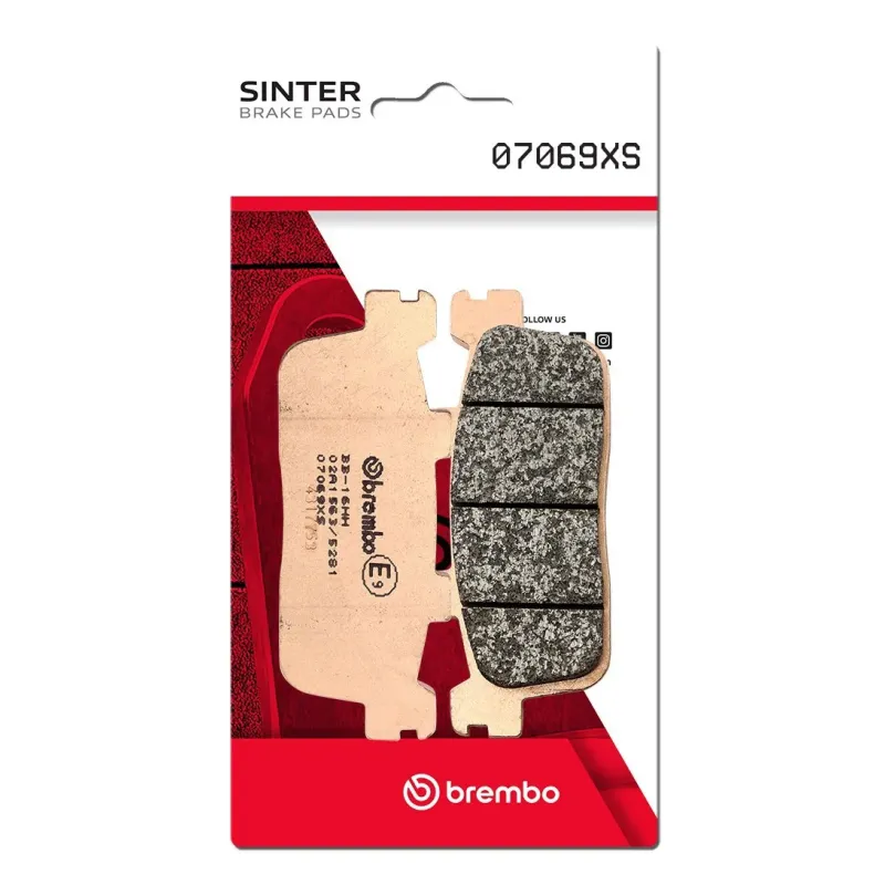Pastillas de freno moto Brembo sinterizadas 07069XS