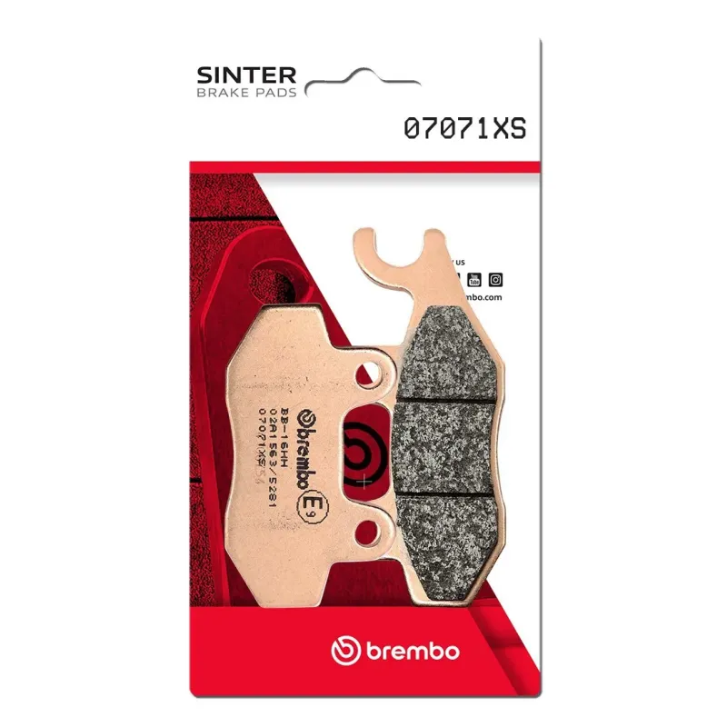 Pastillas de freno moto Brembo sinterizadas 07071XS
