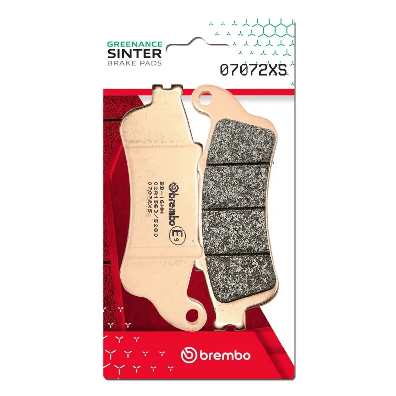 Pastillas de freno moto Brembo sinterizadas 07072XS