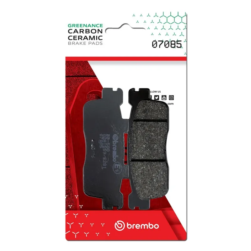 Pastillas de freno moto Brembo genuinas 07085