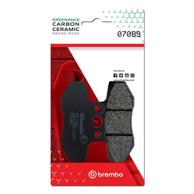 Pastillas de freno moto Brembo genuinas 07089