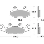 Pastillas de freno moto Brembo genuinas 07095