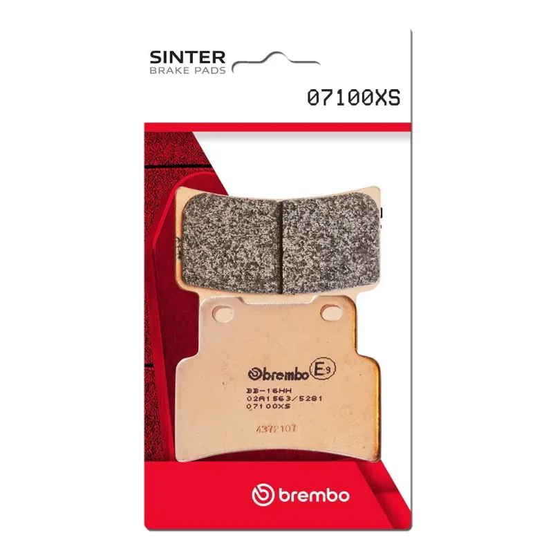 Pastillas de freno moto Brembo sinterizadas 07100XS