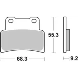 Pastillas de freno moto Brembo sinterizadas 07100XS