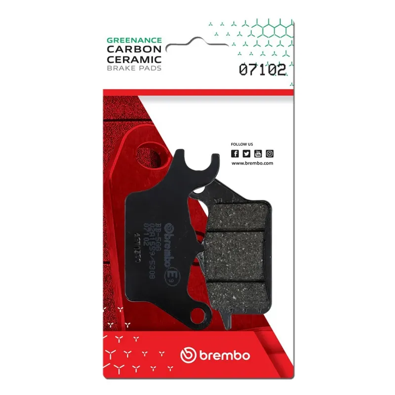 Pastillas de freno moto Brembo genuinas 07102
