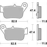 Pastillas de freno moto Brembo genuinas 07103