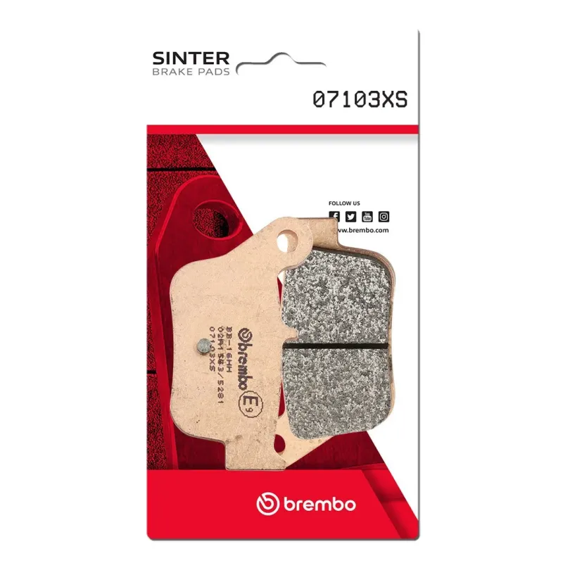Pastillas de freno moto Brembo sinterizadas 07103XS