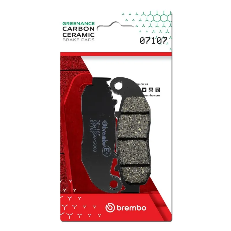 Pastillas de freno moto Brembo genuinas 07107