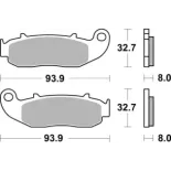 Pastillas de freno moto Brembo genuinas 07107