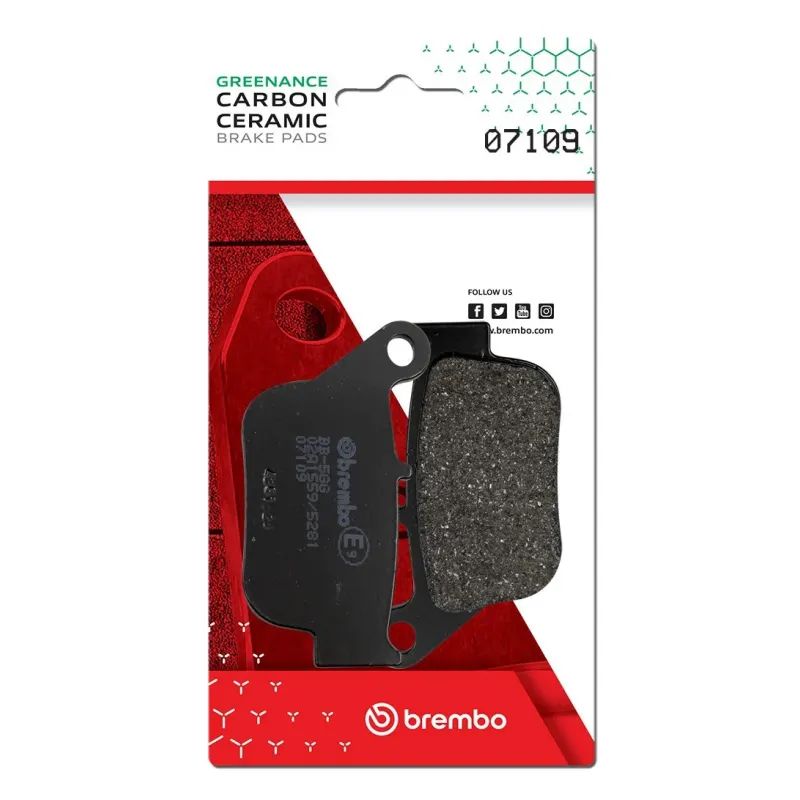 Pastillas de freno moto Brembo genuinas 07109