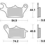 Pastillas de freno moto Brembo genuinas 07111