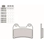 Pastillas de freno moto Brembo sinterizadas 07BB19SA