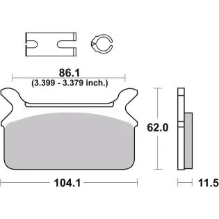 Pastillas de freno moto Brembo genuinas 07HD0910