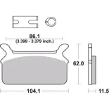 Pastillas de freno moto Brembo genuinas 07HD0910
