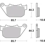 Pastillas de freno moto Brembo sinterizadas 07HD14SP