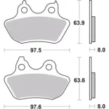 Pastillas de freno moto Brembo sinterizadas 07HD18SP