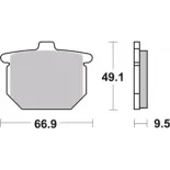Pastillas de freno moto Brembo genuinas 07HO0307