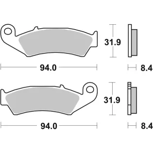 Pastillas de freno moto Brembo genuinas 07HO2911