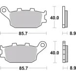 Pastillas de freno moto Brembo genuinas 07HO3607