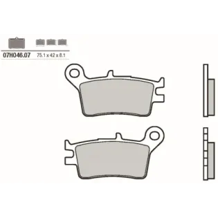 Pastillas de freno moto Brembo genuinas 07HO4607