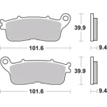 Pastillas de freno moto Brembo sinterizadas 07HO60SP