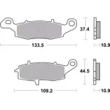 Pastillas de freno moto Brembo sinterizadas 07KA15SP