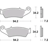 Pastillas de freno moto Brembo genuinas 07KA1705