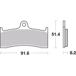 Pastillas de freno moto Brembo sinterizadas 07KA20SA