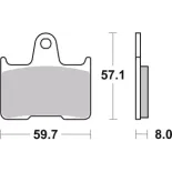 Pastillas de freno moto Brembo genuinas 07KA2107