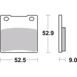 Pastillas de freno moto Brembo sinterizadas 07KS05SP