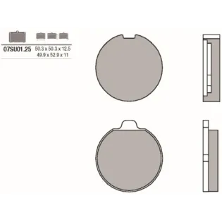 Pastillas de freno moto Brembo genuinas 07SU0125