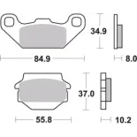 Pastillas de freno moto Brembo genuinas 07SU1121