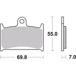 Pastillas de freno moto Brembo sinterizadas 07SU22SA
