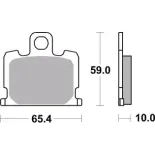 Pastillas de freno moto Brembo genuinas 07YA0809