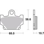 Pastillas de freno moto Brembo genuinas 07BB1011