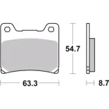 Pastillas de freno moto Brembo genuinas 07YA1107