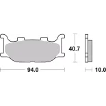 Pastillas de freno moto Brembo genuinas 07YA3408