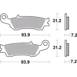 Pastillas de freno moto Brembo sinterizadas 07YA47SD