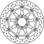 Disco Brembo Genuine Ducati Varias 108200370