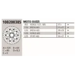 Disco Brembo Genuine  Guzzi Breva 1.0 108200385