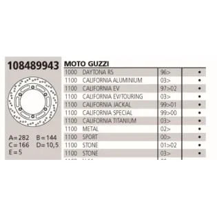 Disco Brembo Genuine Guzzi 800 Daytona 108489943