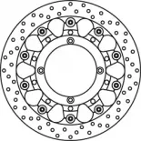 Disco de freno Brembo Genuine  Husqvarna SMR 108489966